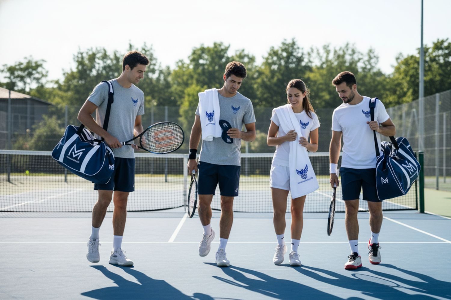 Merchandising para clubs de tenis